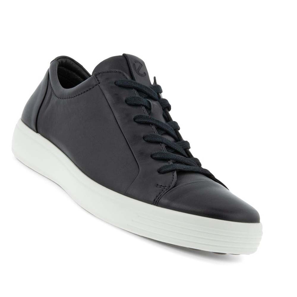 Ecco Soft 7 City Sneakers Herr Svarta | SE 629ILH